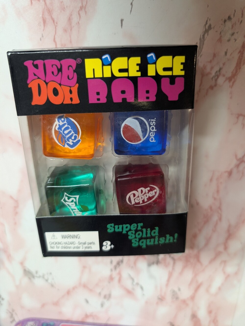 NeeDoh Nice Ice Baby Squish Beverage Ice Cubes - Multi